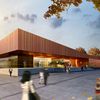 Bild vergr&ouml;&szlig;ern: Der Haupteingang der neuen Inselhalle