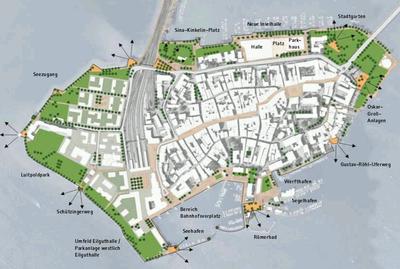 Bild vergr&ouml;&szlig;ern: Die Bewerbungsbrosch&uuml;re f&uuml;r die Gartenschau "Natur in der Stadt" erh&auml;lt ein Konzept f&uuml;r die Gr&uuml;nfl&auml;chenentwicklung auf der Lindauer Insel.