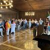 Bild vergr��ern: Bettina Gr�fin Bernadotte af Wisborg, Pr�sidentin des Kuratoriums f�r die Tagung der Nobelpreistr�ger und Vorstandsmitglied der Stiftung bedankte sich beim Empfang im Alten Rathaus f�r die Gastfreundschaft der Lindauerinnen und Lindauer.
