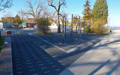 Bild vergr��ern: Calisthenics-Anlage auf der Hinteren Insel