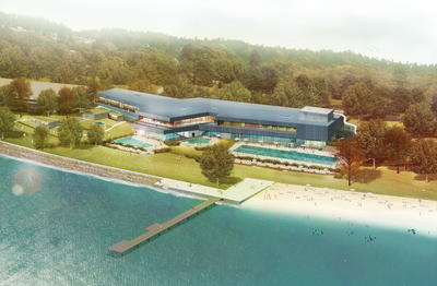 Bild vergr��ern:  Therme Lindau Au�enansicht